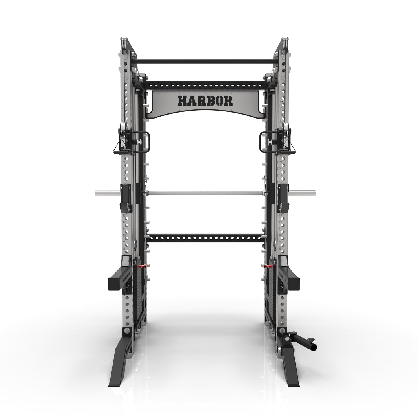 The Harbor HH80 Elite Half Rack & Smith Machine Trainer