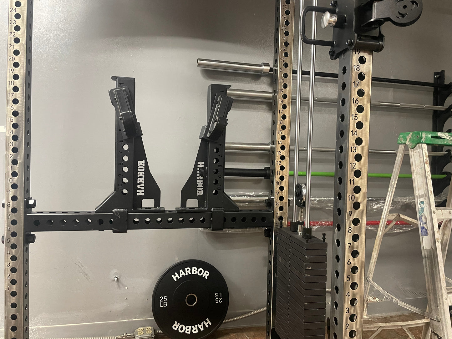 The Harbor HH80 Elite Half Rack & Smith Machine Trainer