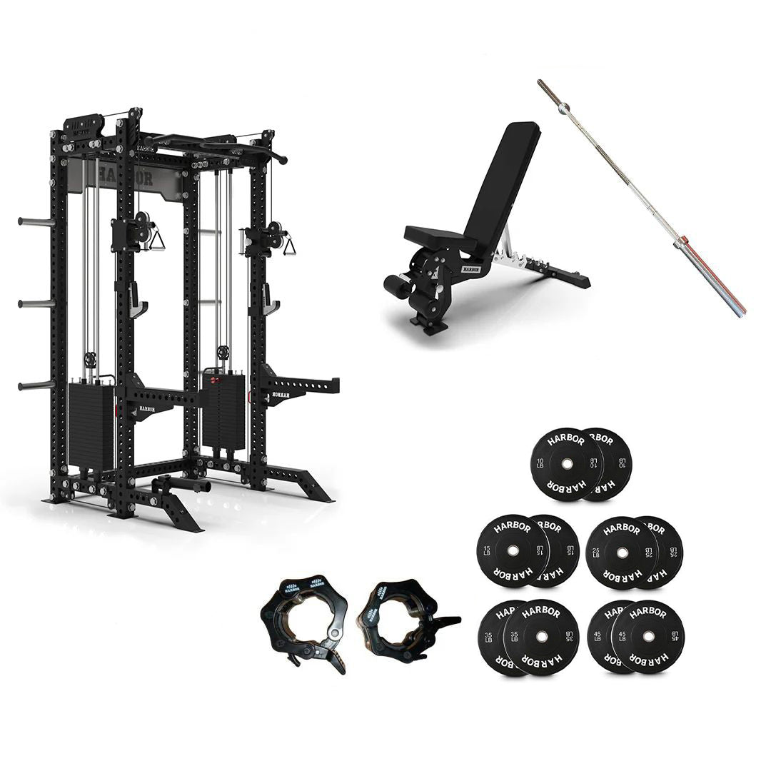 Smith Machine Force Usa Home Half Rack The Harbor Home Gym Package