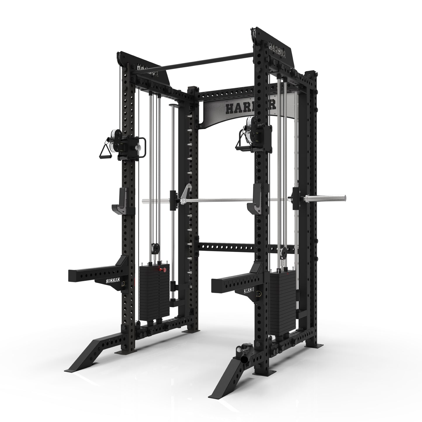 The Harbor HH80 Elite Half Rack & Smith Machine Trainer