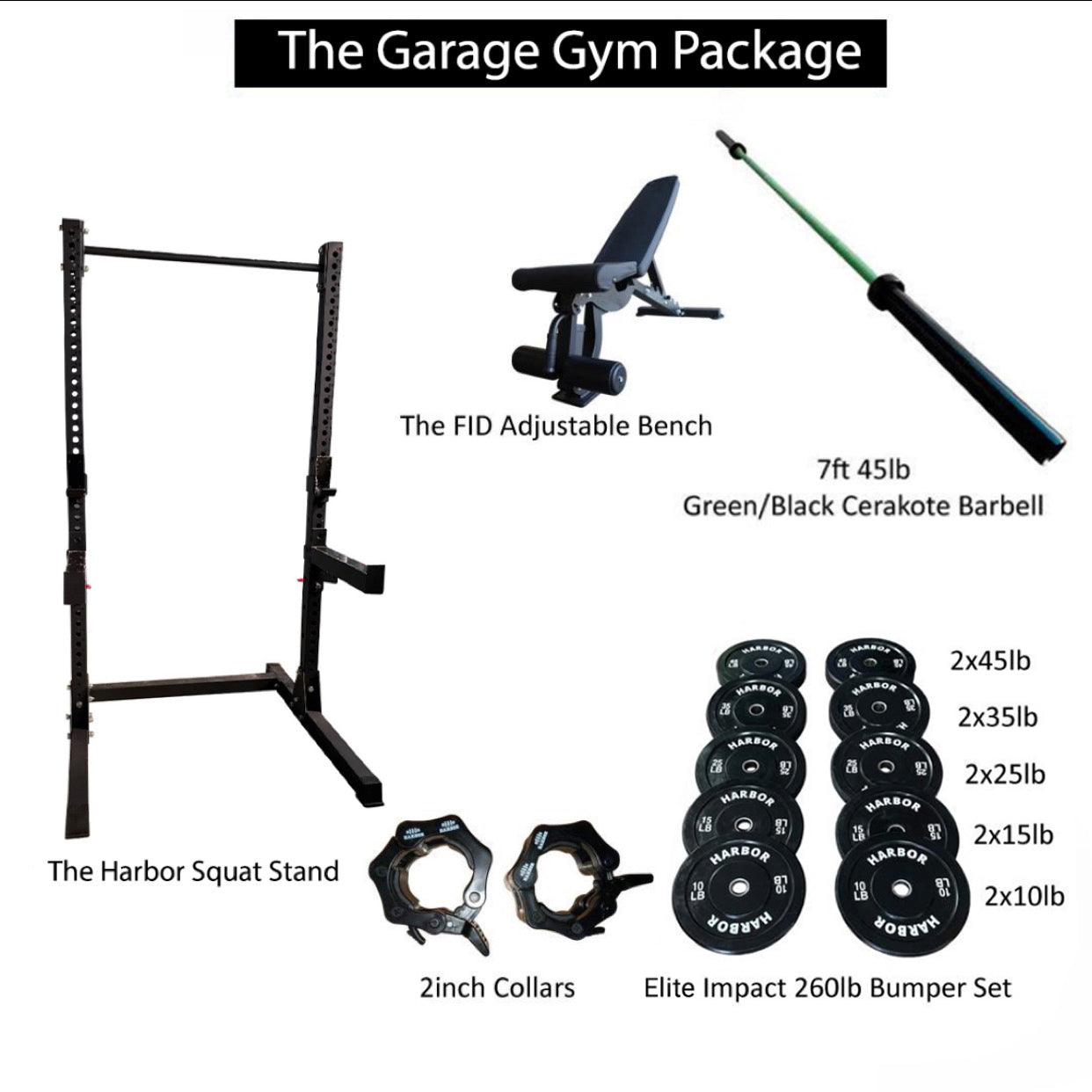 The Harbor Garage Gym Package