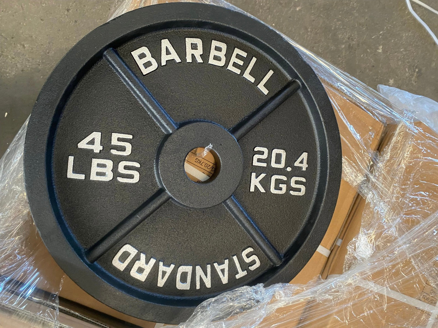 Olympic Cast Iron Weight Plate 245 lb set