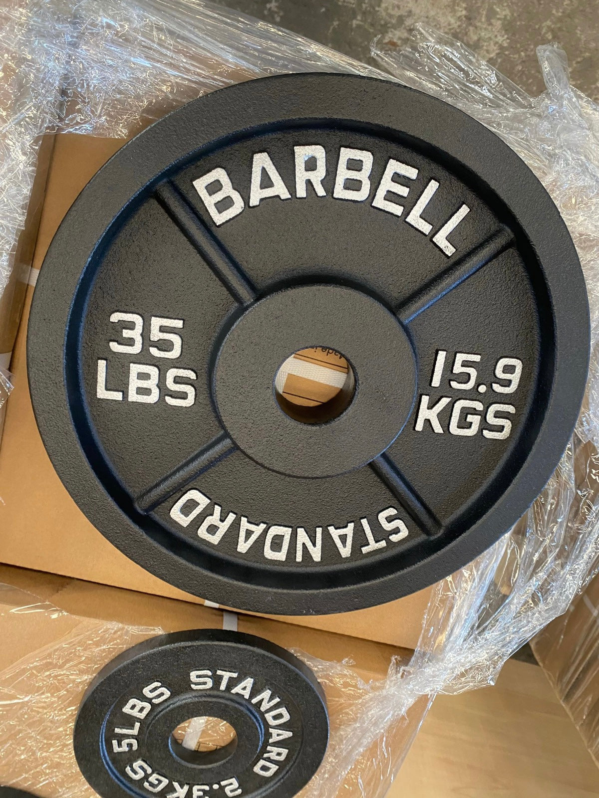 Olympic Cast Iron Weight Plate 245 lb set