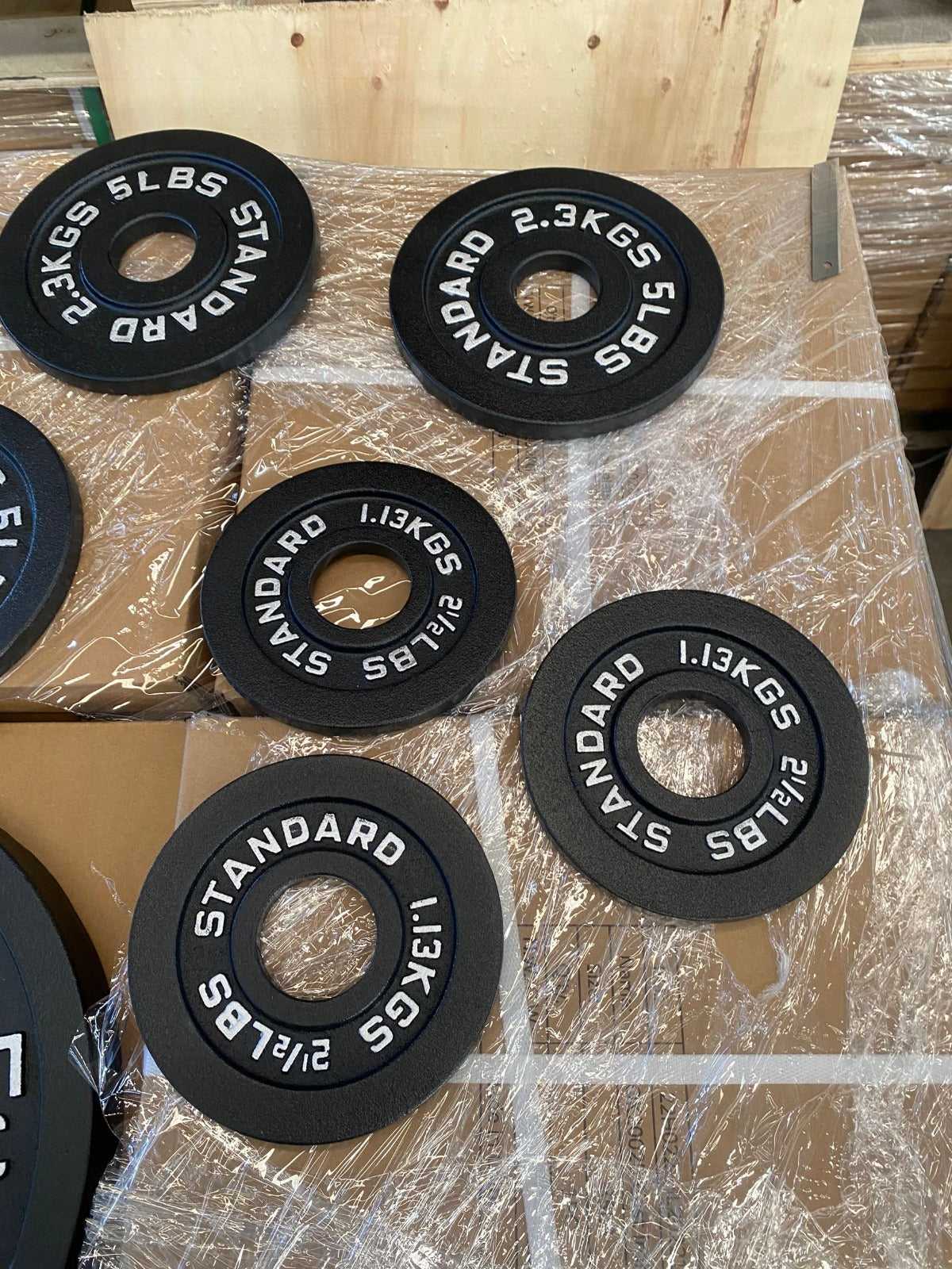 Olympic Cast Iron Weight Plate 245 lb set