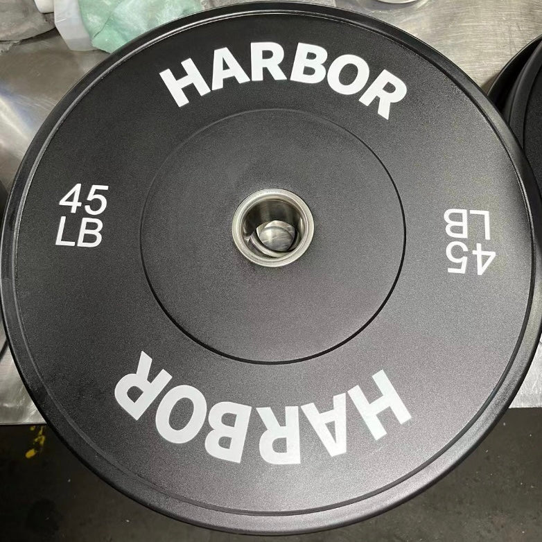 Harbor Elite Impact Rubber Bumper Plates; Full sets