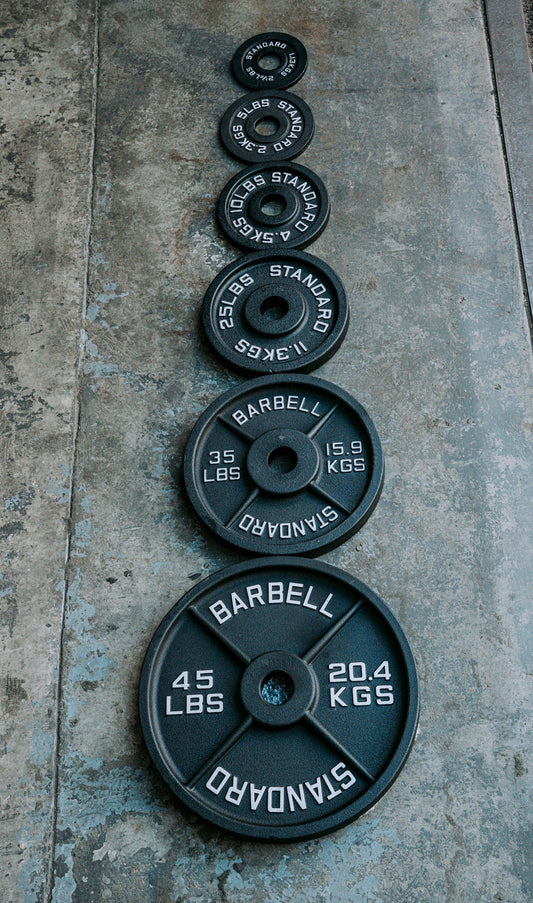 Olympic Cast Iron Weight Plates in Pairs