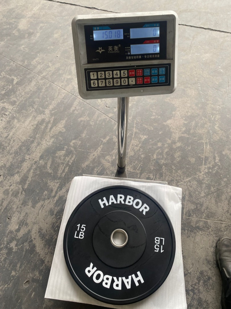 Single Black Elite Impact Rubber Bumper Plates