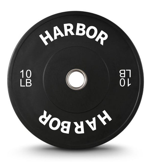 Single Black Elite Impact Rubber Bumper Plates