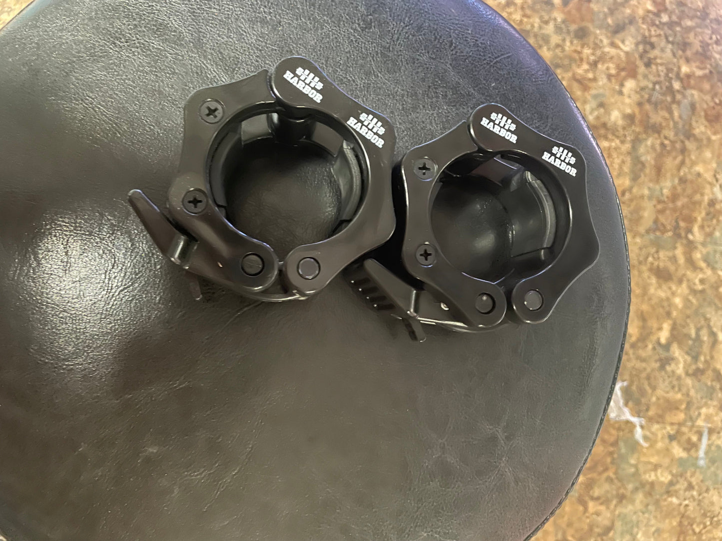 Home Gym Package: 260lb set + 1 Cerakote Olympic Barbell & 2-inch Lockjaw Collars