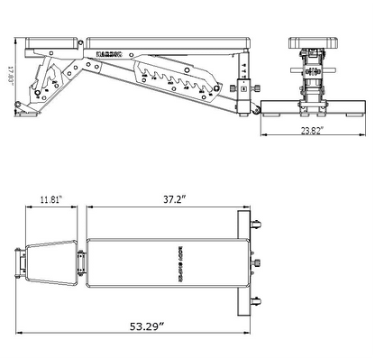 The Harbor Elite Adjustable FID Bench V2