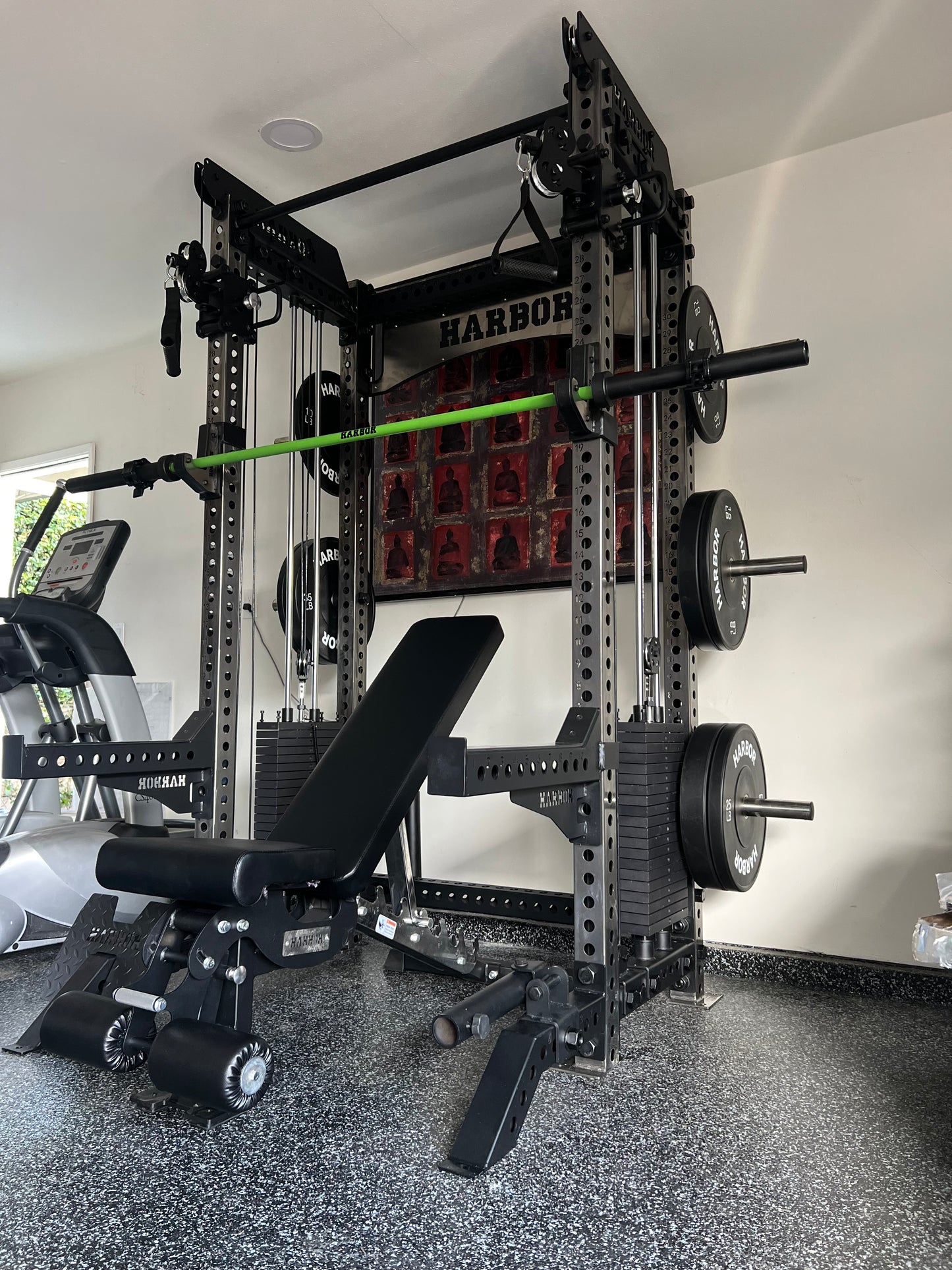 The Harbor Home Gym Package 2 with HH81 Half Rack Trainer