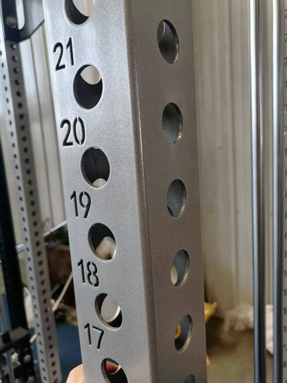 The HH80 V2 Elite Half Rack & Smith Machine Trainer with Dual 200lb Weight Stacks