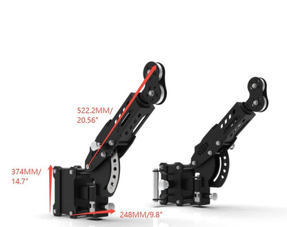 The Harbor Articulating Trolley Arms