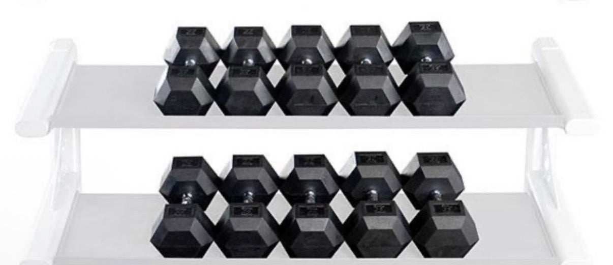 Rubber Hex Dumbbells [ 5-50lbs full set or 55-75lb ]