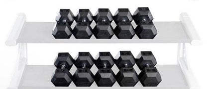 Rubber Hex Dumbbells [ 5-50lbs full set or 55-75lb ]