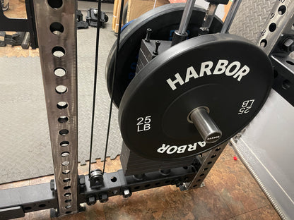Harbor HH81 Elite Half Rack Trainer with Dual 200lb Weight Stacks