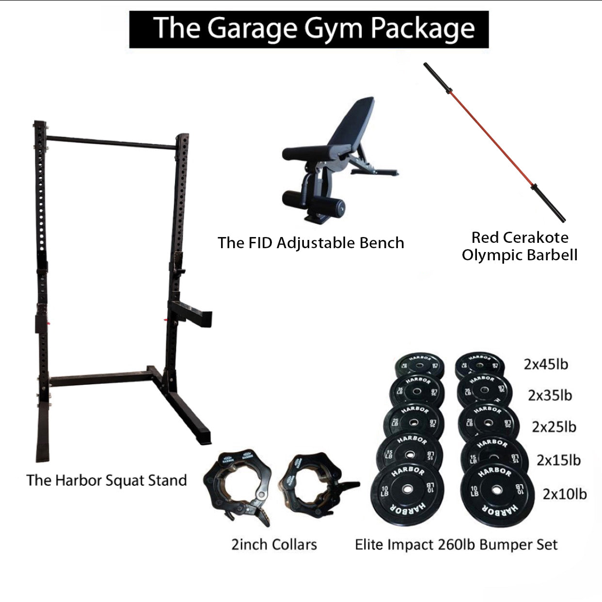 The Harbor Garage Gym Package Harbor Heavyweights Co