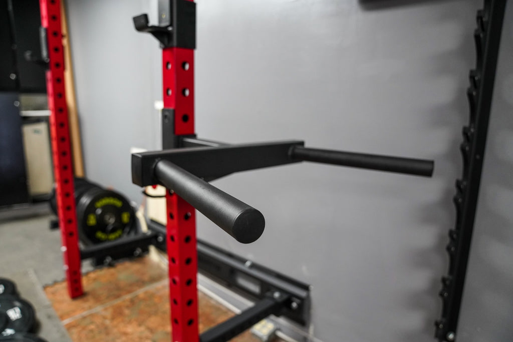 Dip Station Attachment for 3 x 3 inch and 1 inch Squat Racks Harbor Heavyweights Co.