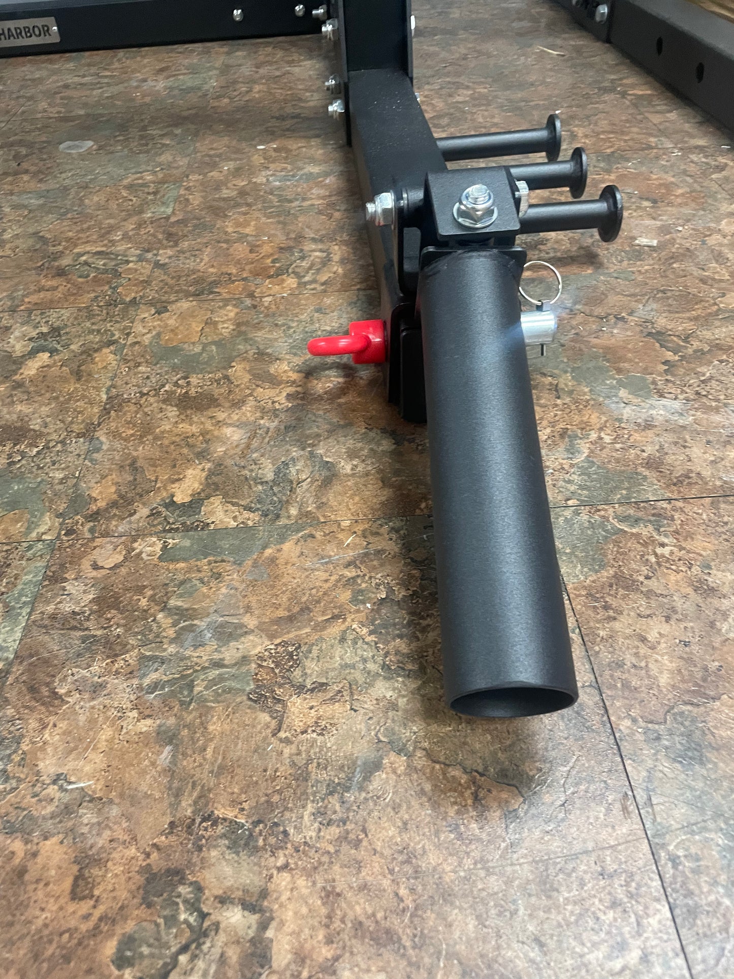 Trailer hitch squat best sale rack
