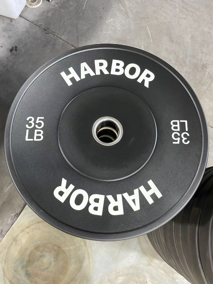 Harbor Elite Impact Rubber Bumper Plates; Full sets