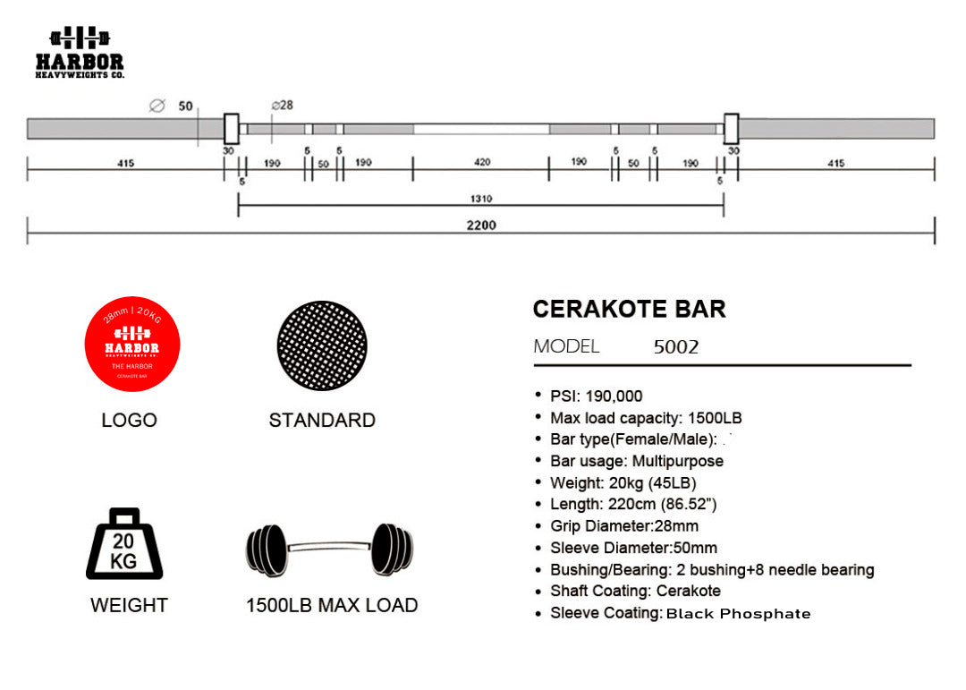 Olympic deals bar dimensions