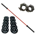 With Red Cerakote Barbell
